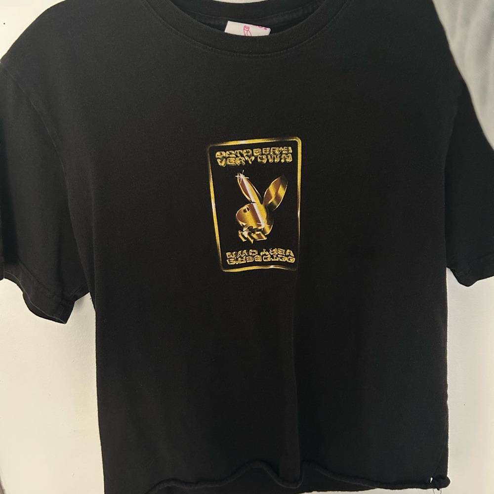 PLAYBOYxOVO TEE CROPPED